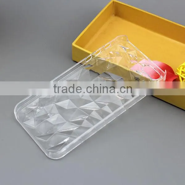 Clear Transparent 3D Diamond Rhombus Design Mobile Phone Cover for Iphone 5s photo-3