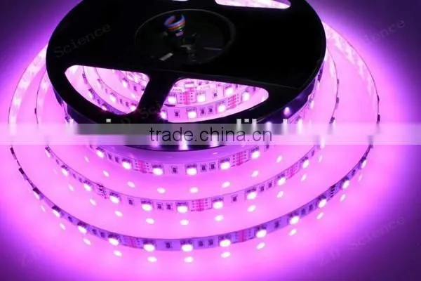 12V Non-waterproof or Waterproof SMD 5050 RGB LED Strip Kit(5m RGB LED Strip+44key Controller+12V5A Power Supply) photo-2