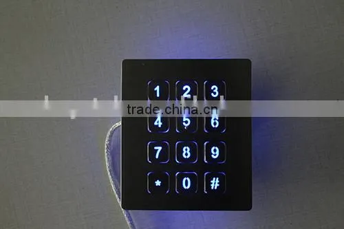 12 Keys Metal Keypad Entry With Rear Panel Mounting photo-5