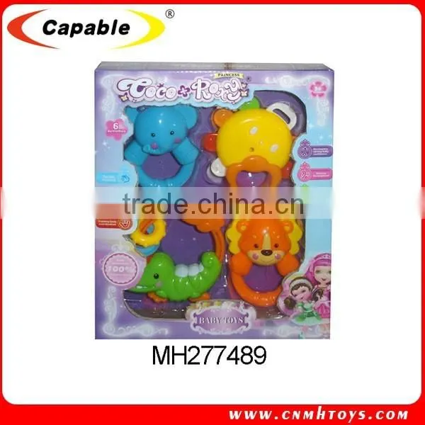 Funny Plastic Baby Rattle and Teether photo-3