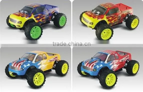 2016 New Product 1/10th Scale 2.4G HSP 94108 High Speed Off-road RC Nitro Monster Truck 4x4 photo-2