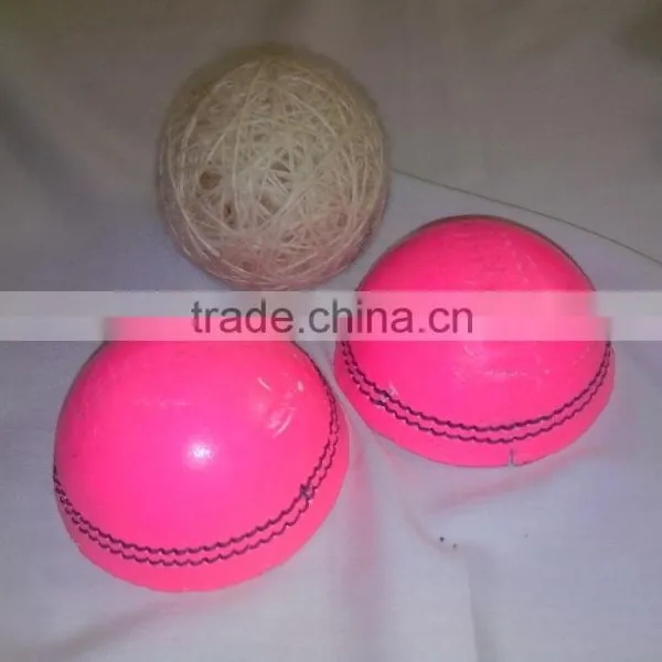Pink Leather Cricket Ball photo-3