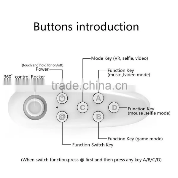 2016 New Vr Gamepad Bluetooth Wireless Remote Controller photo-5