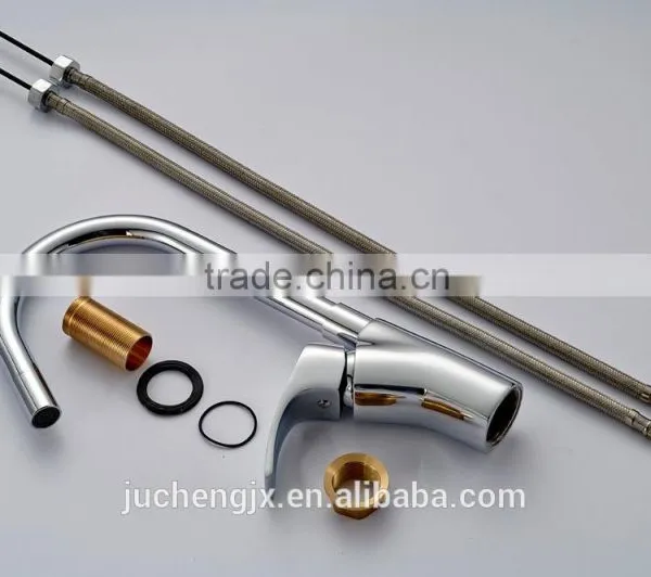 Hot and Cold Water Chrome Sink Faucet photo-6