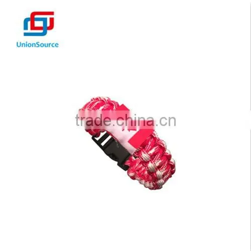 Popular Paracord Bracelet Survival Bracelet Charm Paracord Bracelet With Logo&steel Buckle Supplier's Choice photo-2