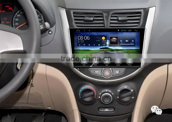 9 Inch Android Car Radio Multimedia for Hyundai Solaris Accent Verna With 3g Wifi,hd Multi Touch Screen Usb sd ,igo Map Gps ,swc photo-3