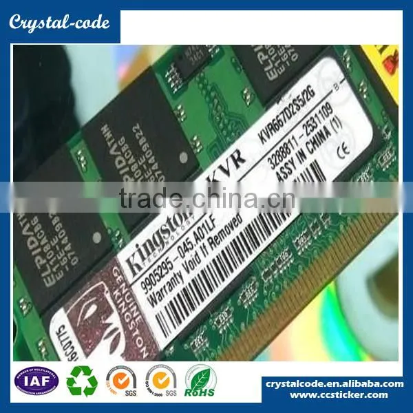 Muticolor Printing Anti-static Single Sided Pressure Sensitive Esd Label photo-3