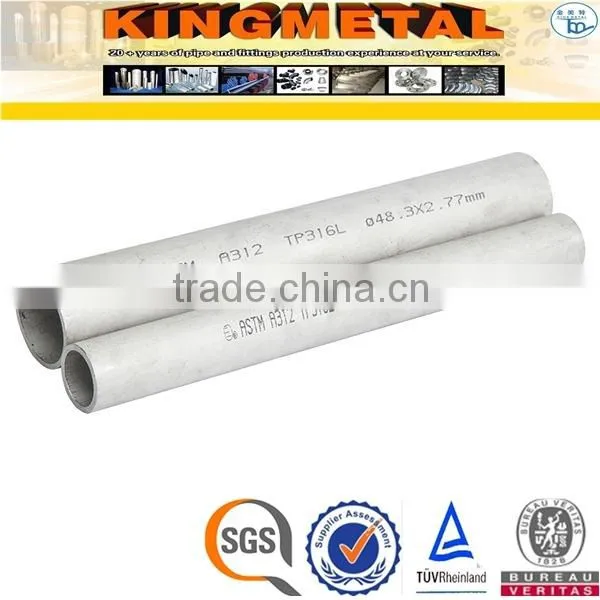 ASTM A312 TP304/316L Seamless Stainless Schedule 40 Steel Pipe Price photo-2