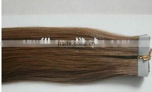Grade AAAA Pu Tape Hair Extension Virgin Human Remy Hair Extension Peruvian Hair photo-2