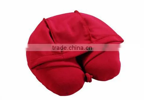 Hot Selling Polystyrene Beads Neck Pillow With Cap photo-3