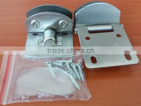 HJ-063 Hot Sale 8cm Semicircle Single Quality Glass Cabinet Hinge /Stainless Steel Singleglass Cabinet Hinge/Quality Glass Hinge photo-3