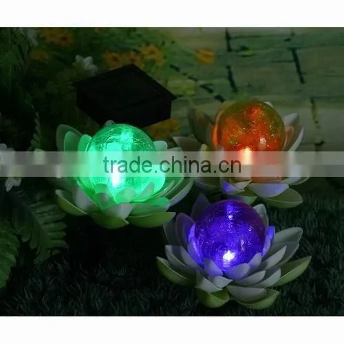 New Product Solar Resin Bird Glass Ball Lighting photo-6