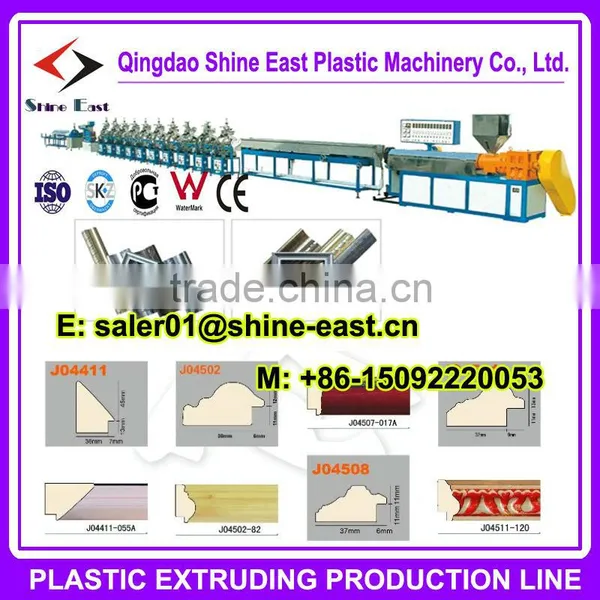 PS Foaming Phtoto Frame Production Line / Frame Picture Moldings Profiles Production Line photo-5