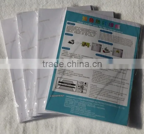 Light A4 Inkjet Heat Transfer Paper for 100% Cotton/transfer Paper for Canon Printer/heat Transfer Paper photo-3