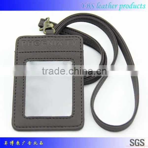 Work Factory Direct PU id Card Holder Customized photo-3