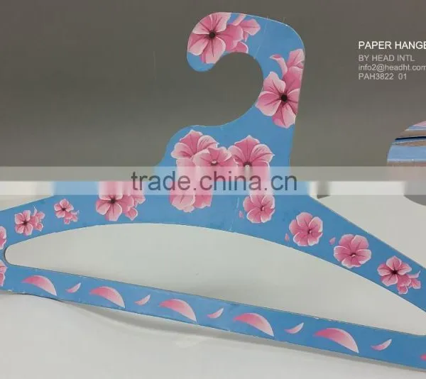 Printed Paper Cardboard Hanger Eco-friendly and Recycable Hanger photo-4