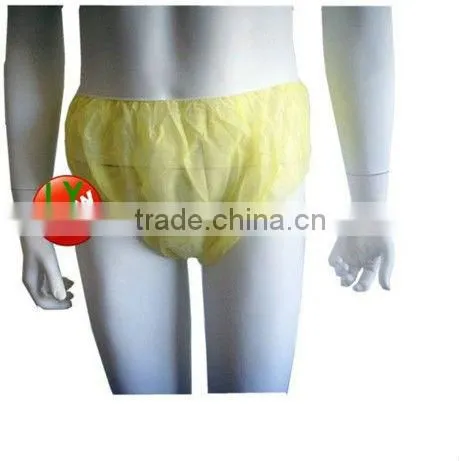 White Disposable Surgical Sexy Nonwoven Underwear photo-6