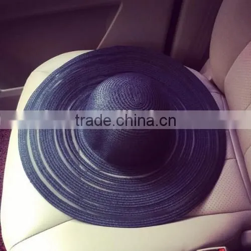 2016 Wholesale Factory Price Europe Hot Beach Hats Handmade Top Quality Younger Girls Raffia Straw Hat.html photo-4