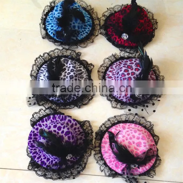 Wholesale Cheap Baby Girl Hair Decoration Mini Top Hat Clip photo-2