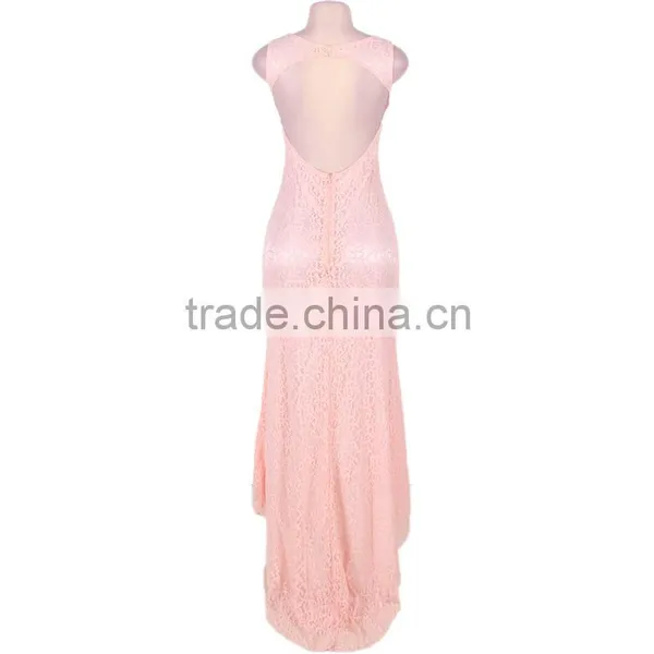 Best Selling Sleeveless Lace Formal Dress Long Maxi Dress Evening Dress photo-6