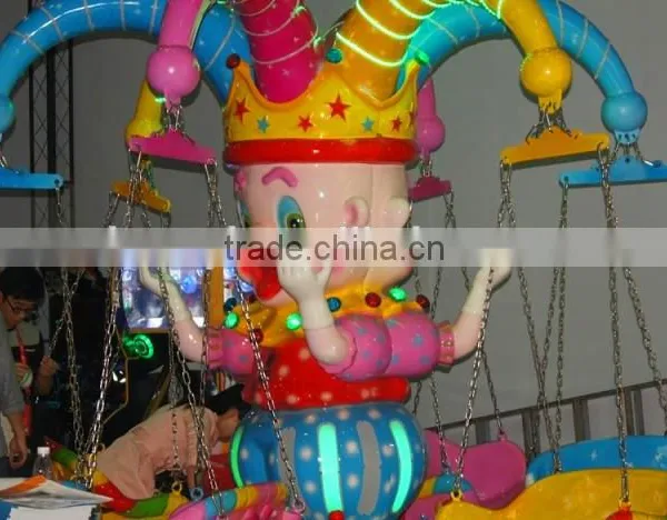 New 2016 Amusement Park Rides Clown Model Fairground Swing Flying Chair photo-5