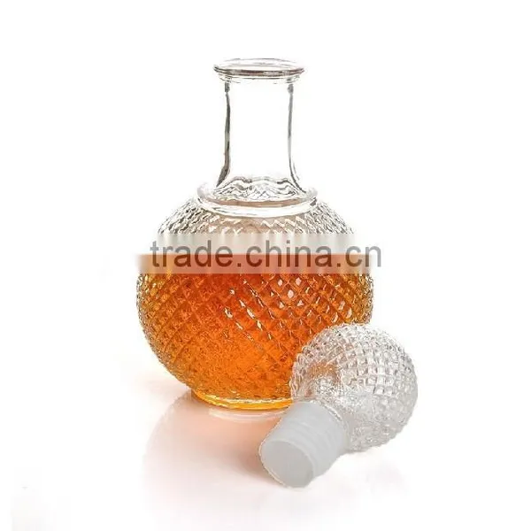 750ml Crystal Glass Vodk Bottle With Glass Lid photo-2