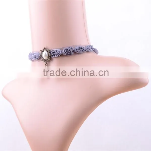 Rose Flower Lace Choker photo-3