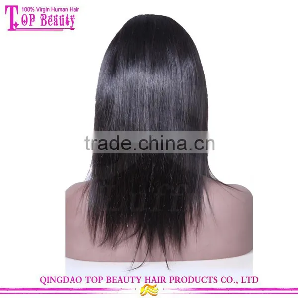 Hot Sale French Lace Base Wig Cheap Brazilian Silk Top Lace Front Wigs With Baby Hair photo-3