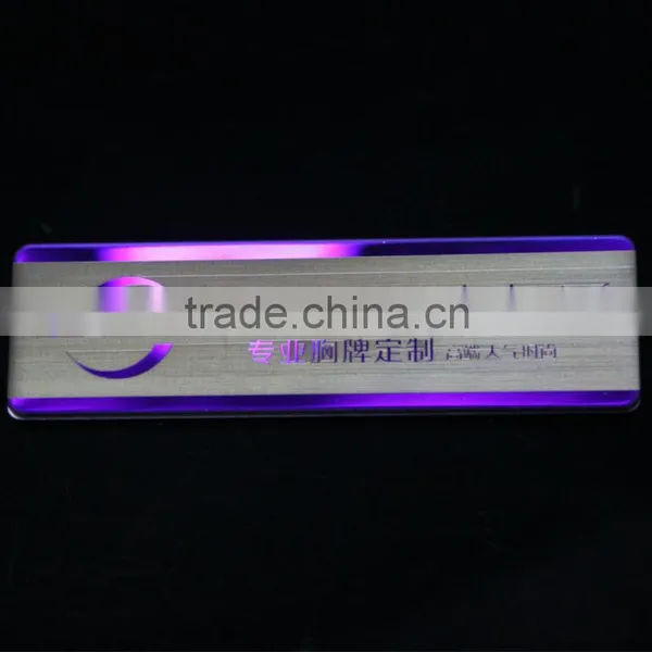 Custom Metal Nameplate/nametag With Company Logo photo-4