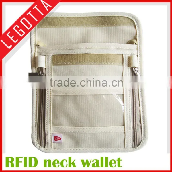Fashionable New Design Holder Hidden RFID Neck Wallet for Travel 2016 photo-4