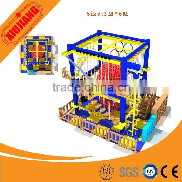 Hot Sale Kids Indoor Climbing Toys, Ropes Course For Shopping Center photo-2
