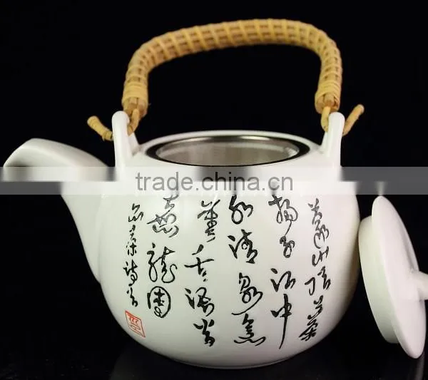 Hot Sale 600cc Chinese Traditional Calligraphy Tea Pot photo-2