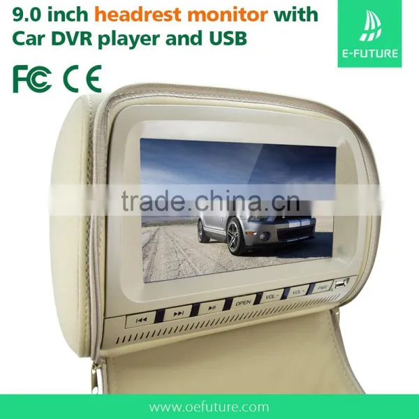 MP3 / MP4 Players,DVD Player and 9" Screen Size Car Headrest Monitor