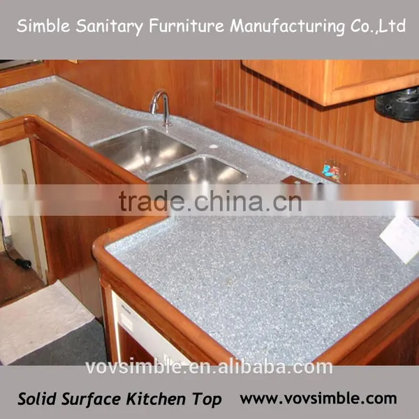 China Factory Cheap Solid Surface Countertop Slabs photo-3
