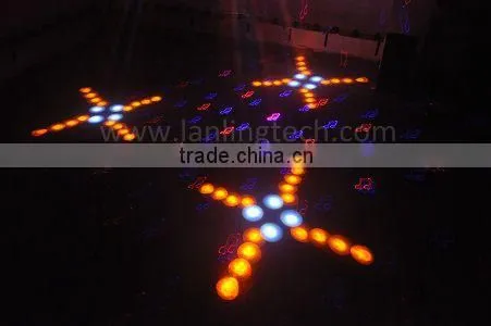 3 Claw Moonflower 18W RGBYW LED Light and 500mW RB Animation Twinkling Laser Light photo-3