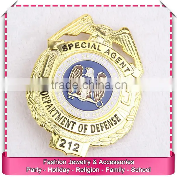 Imitate Silver Brooches for Men, Low Price Men's Brooch Pin photo-2