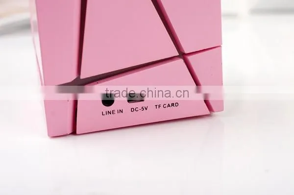 2015 Promotional Manufacturer Cube Bluetooth Speakers With LED Lights photo-4