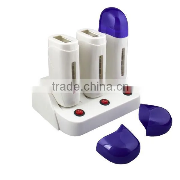 Refill 3 in 1 Hand and Leg Hair Removal Mini Roll on Depilatory Wax Heater photo-3