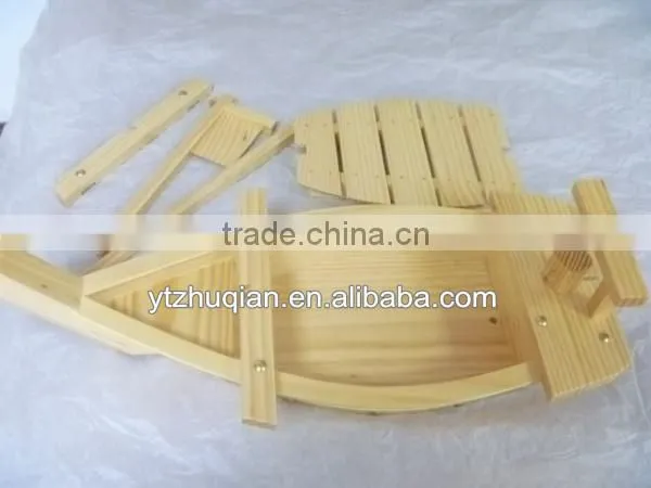 High Quality Pine Wood Sushi Boat Sushi Boat Wood Disposable Sushi Container photo-6