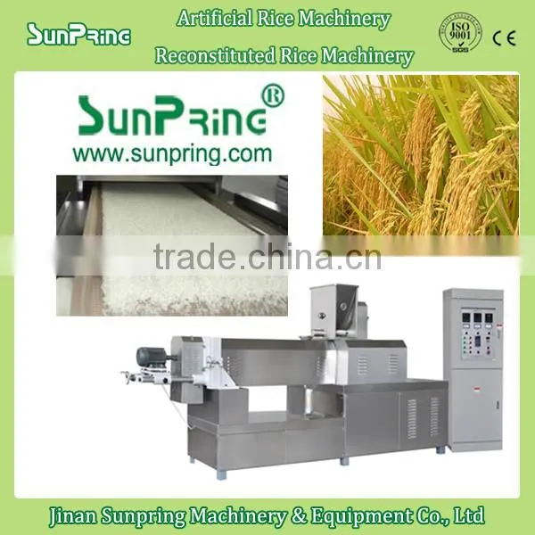 Hot Sale Twin Screw Sunpring Artificial RIce Machine, Instant Rice Reconsititued Rice Production Line photo-2