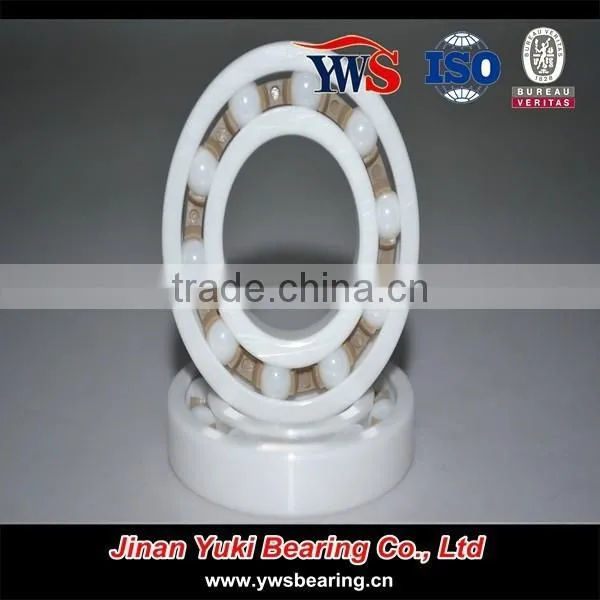 6806 PEEK Open Type Deep Groove Ceramic Ball Bearing photo-2