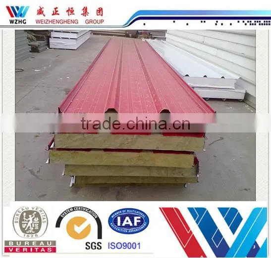 WZH PPGI Metal Eps Wall Sandwich Panel Price Light Weight Sandwich Panel photo-3