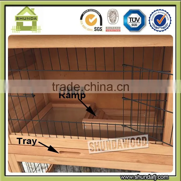 SDR001L-T Wholesale Double Decker Metal Try Rabbit Hutch Designs photo-5