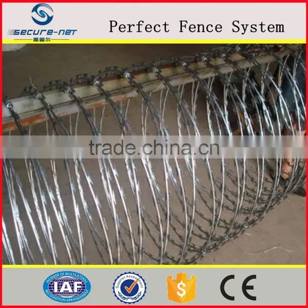 BTO-11 BTO-22 CBT-60 CBT-65 Razor Wire for Sale/razor Wire Price/concertina Razor Barbed Wire