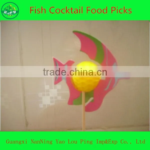 Tableware Decoration Wooden Toothpick Flag photo-3