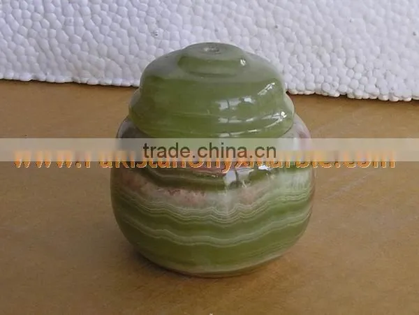 GOOD QUALITY FACTORY PRODUCUNG ONYX CANDY JARS POTS HANDICRAFTS photo-6