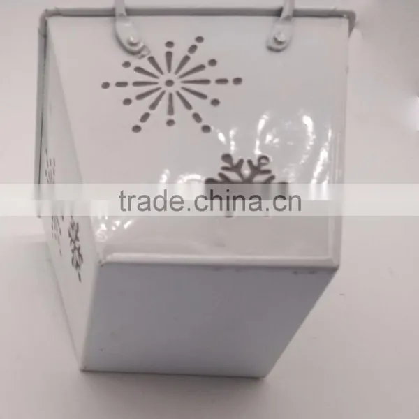 Cheap Wholesale Cylinder White Mini 5cm Cactus Metal Plant Pots for Succulents Plants photo-3