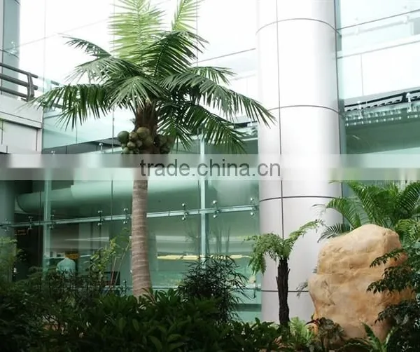 Home Garden Edging Decorative 5ft to 16ft Height Outdoor Artificial Green Plastic Palm Trees EDS06 0840 photo-4