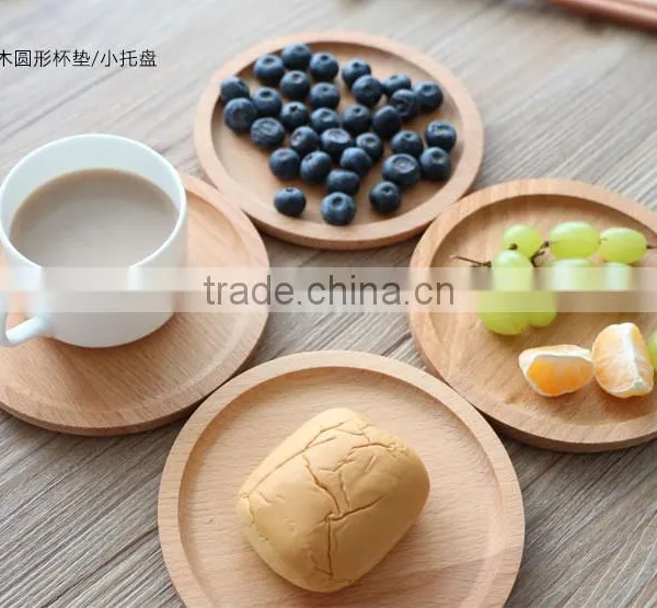 Best-selling Top Grade Natural-coloured Solid Beech Cup Mat photo-2