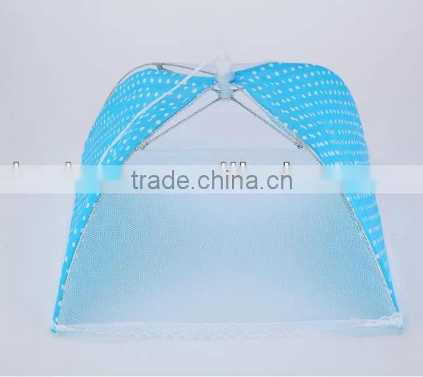 High Quality Foldable Food Cover With Flower and Lace photo-6